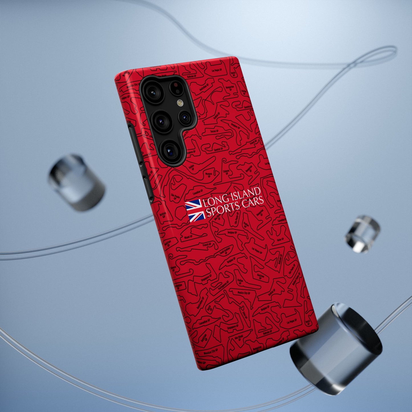 Long Island Sports Cars F1 race Track Inspired Impact-Resistant Phone Case