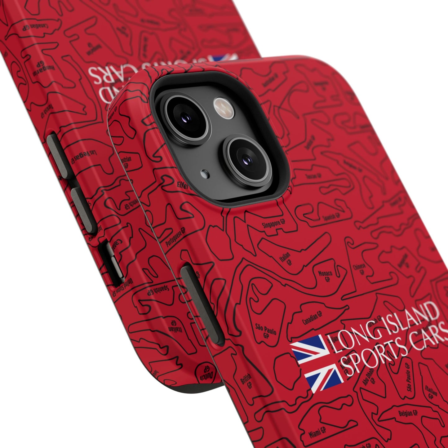 Long Island Sports Cars F1 race Track Inspired Impact-Resistant Phone Case