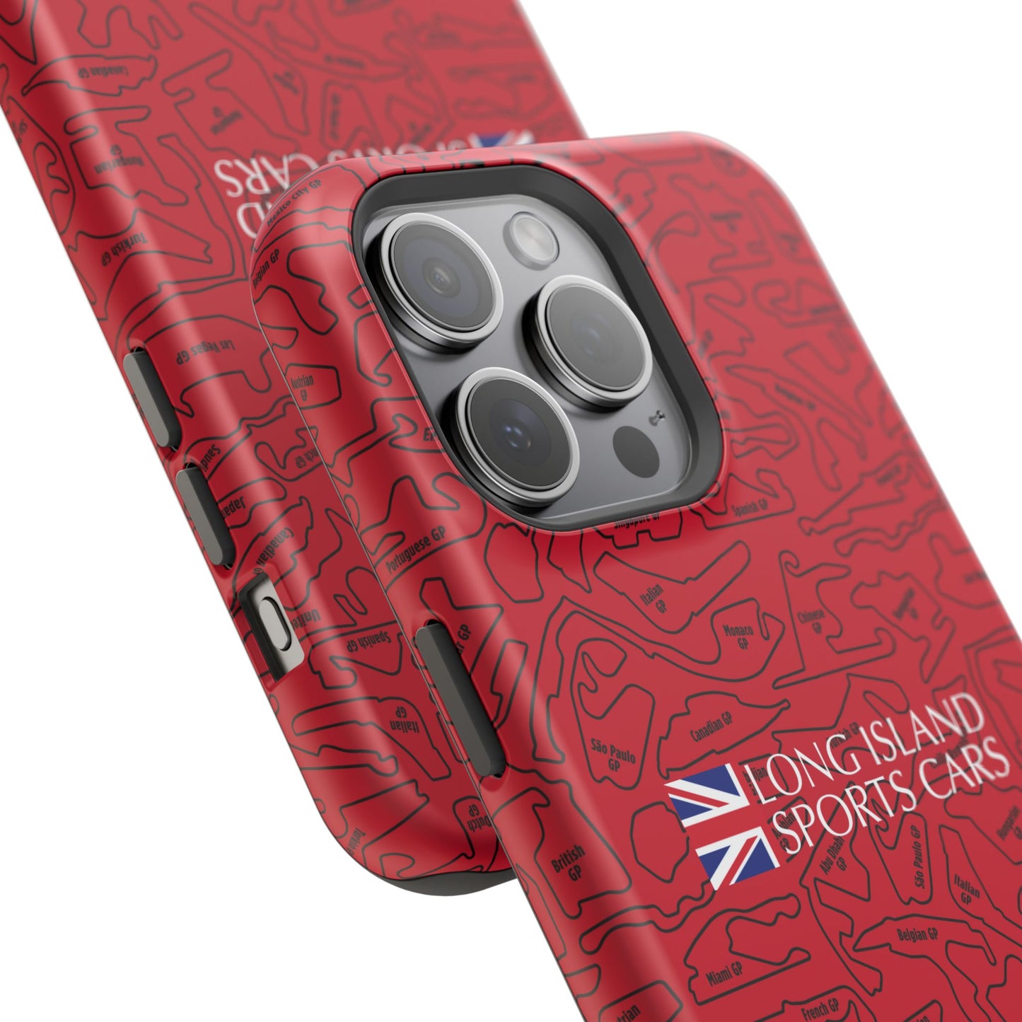 Long Island Sports Cars F1 race Track Inspired Impact-Resistant Phone Case