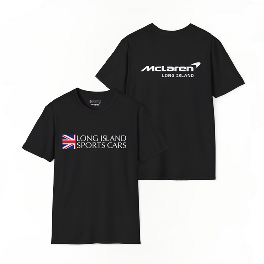 McLaren Long Island Unisex Sport T-Shirt - Perfect for Car Enthusiasts