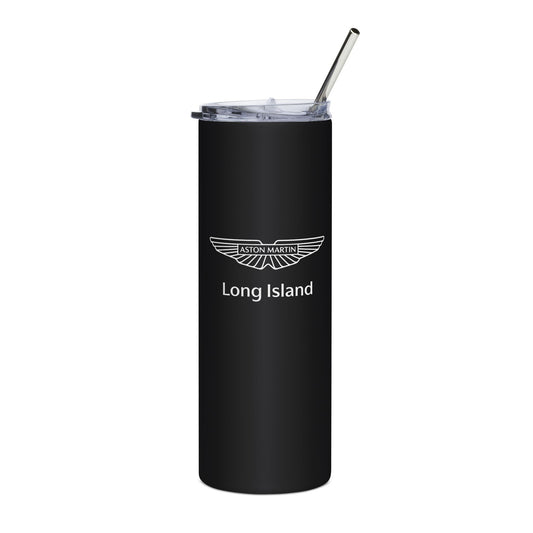 Aston Martin Long Island Sports Cars B Skinny Tumbler with Straw 20oz - Sleek Travel Mug for Car Enthusiasts
