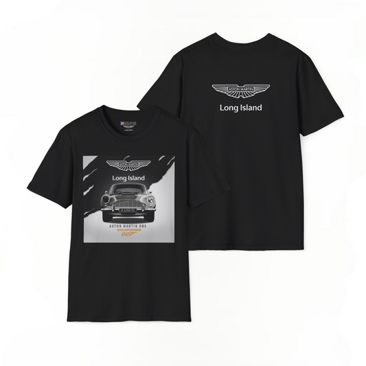Aston Martin Long Island DB5 Goldfinger Bond-Inspired Unisex T-Shirt