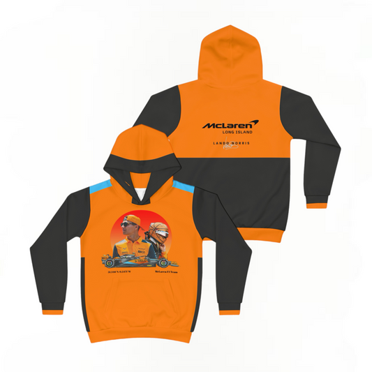 McLaren Long Island F1 Norris inspired Children's Hoodie - Comfort and Style for Kids