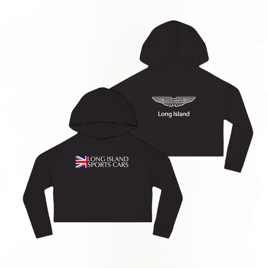 Aston Martin Long Island Women’s Cropped Hooded Sweatshirt
