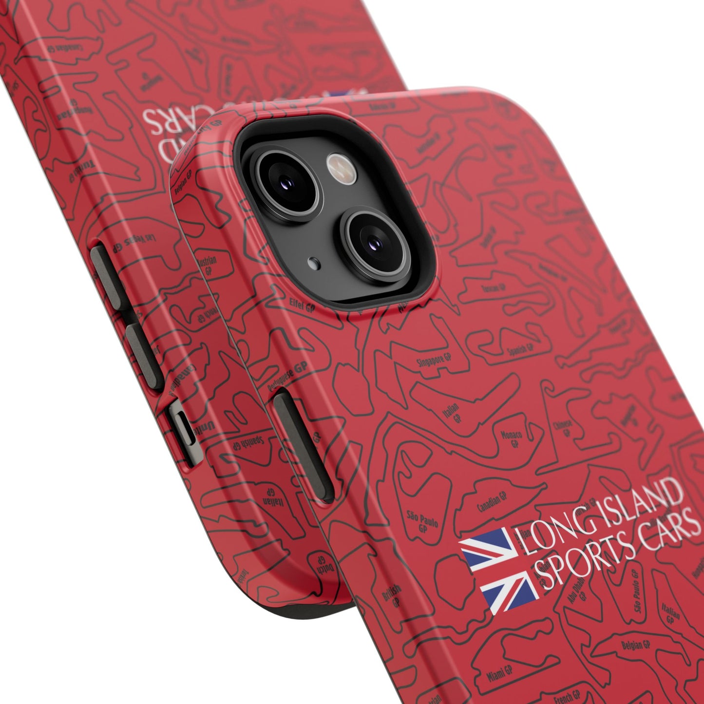 Long Island Sports Cars F1 race Track Inspired Impact-Resistant Phone Case