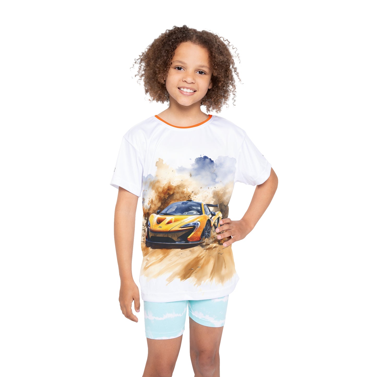 Kids Sports Jersey - McLaren P1 Design for Young Speed Enthusiasts
