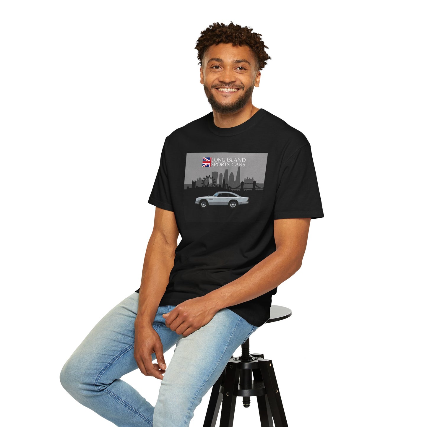 Aston Martin Long Island DB5 Bond-Inspired Unisex T-Shirt