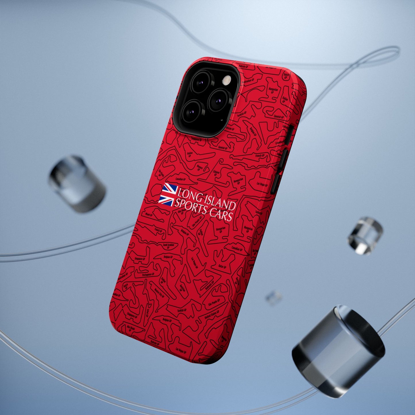 Long Island Sports Cars F1 race Track Inspired Impact-Resistant Phone Case