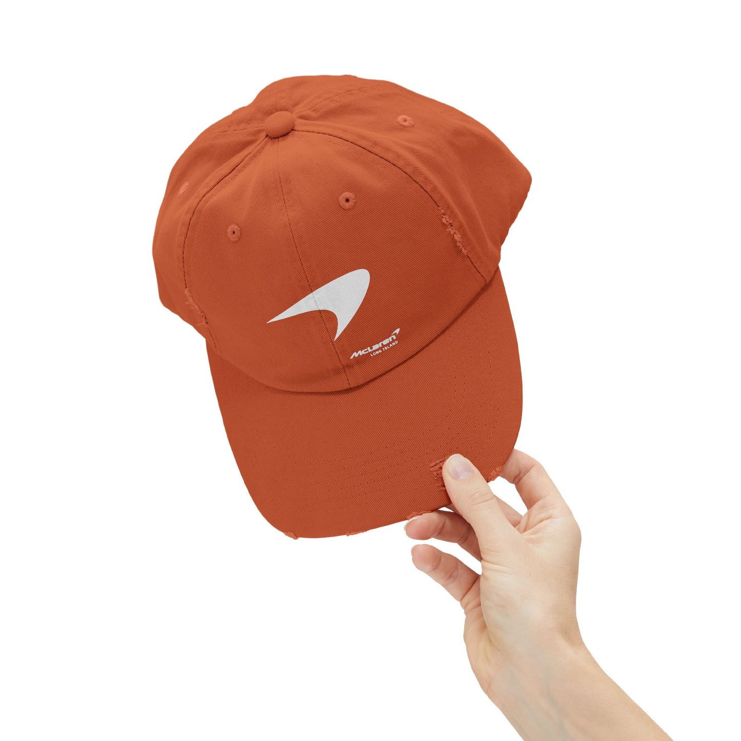 McLaren Long Island / Speedmark Unisex Distressed Cap / O/W