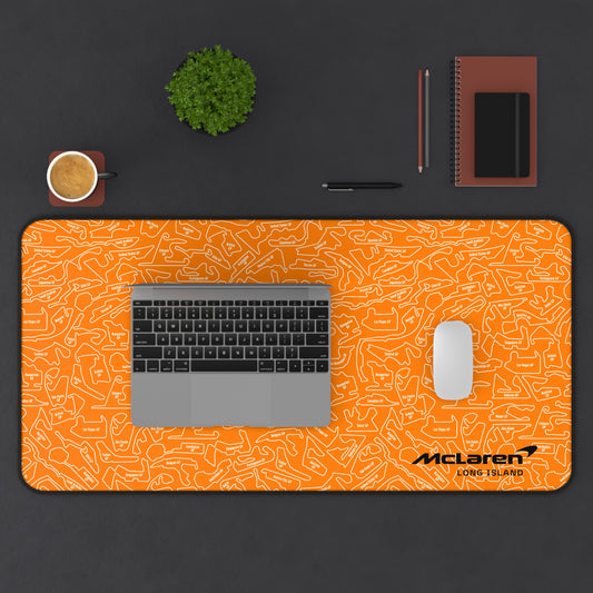 McLaren Long Island Mouse Pad Red F1 Racing Track Pattern Desk Mat