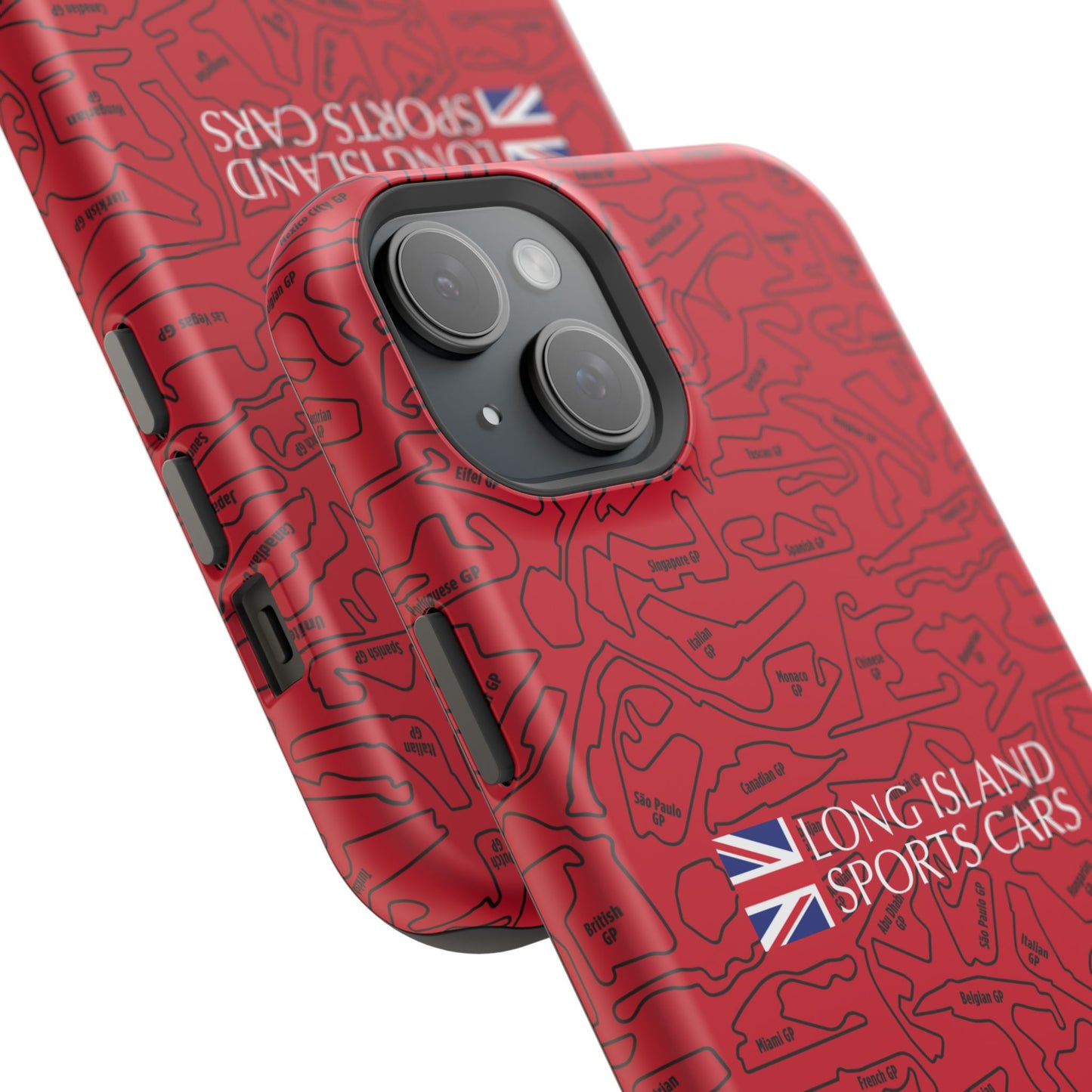 Long Island Sports Cars F1 race Track Inspired Impact-Resistant Phone Case