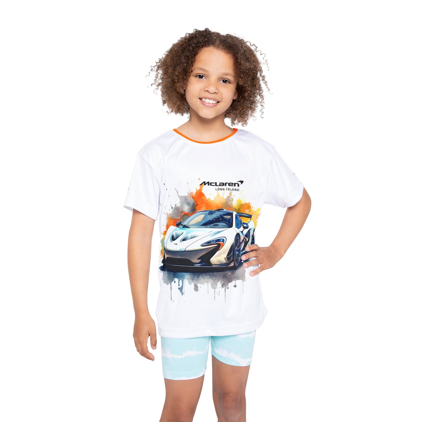 Kids Sports Jersey - McLaren P1 Design for Young Speed Enthusiasts
