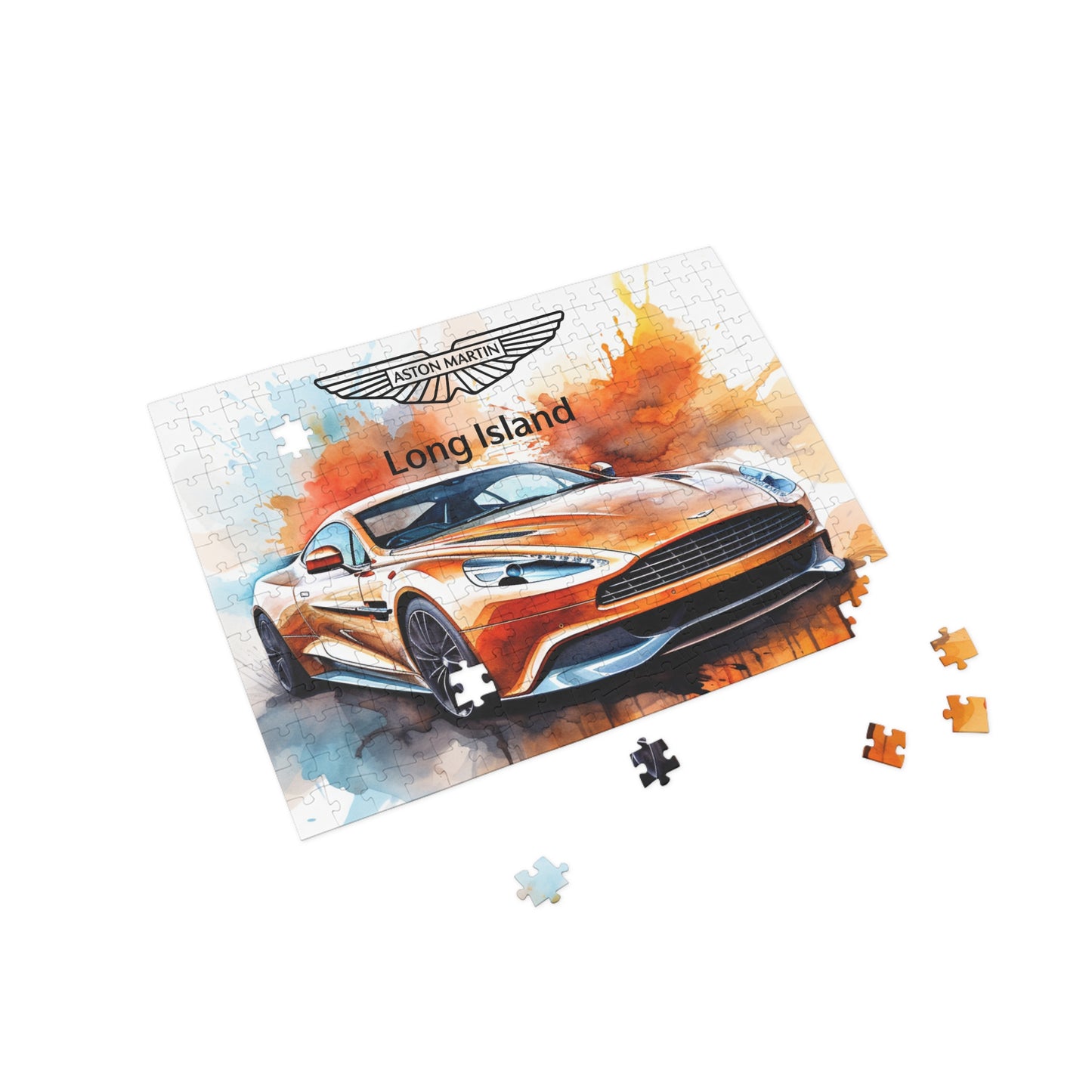 Aston Martin Long Island Vanquish Inspired Puzzle - 96, 252, 500, 1000-Piece Options