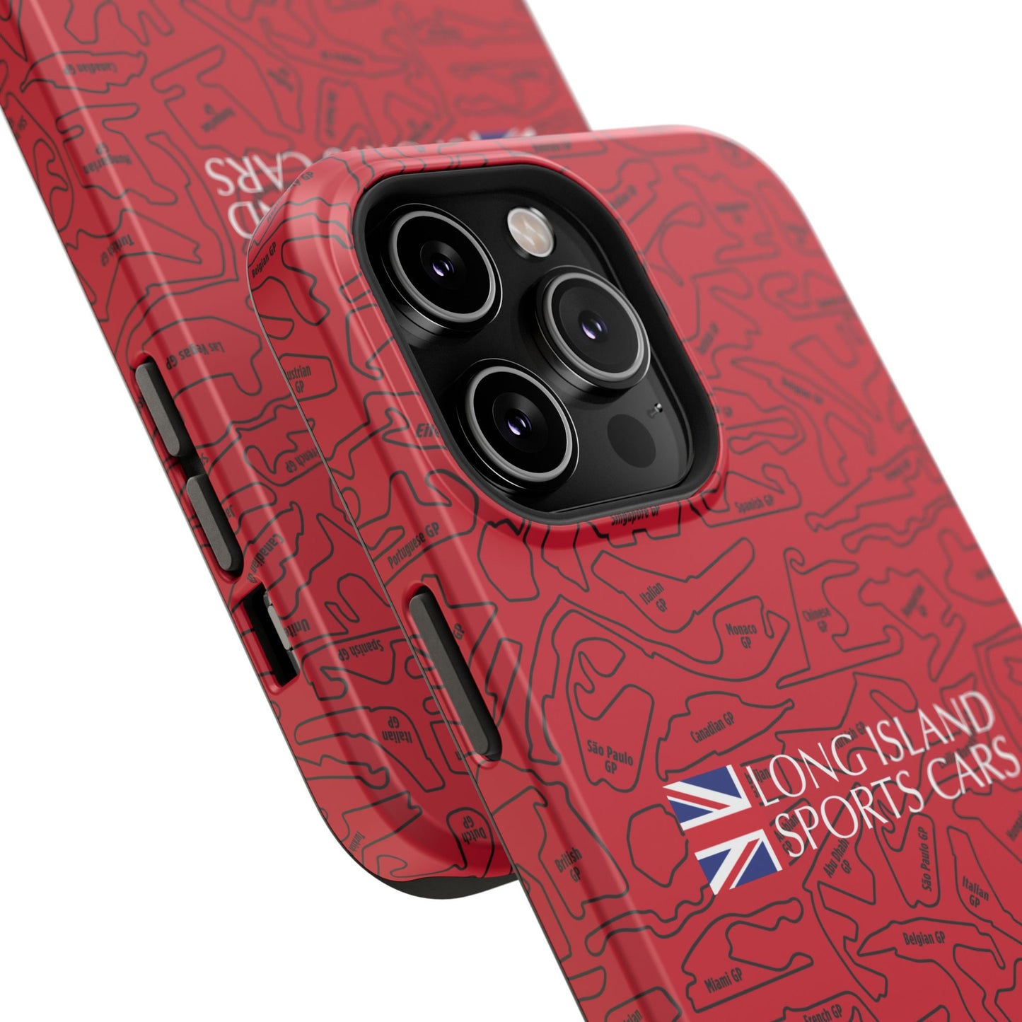 Long Island Sports Cars F1 race Track Inspired Impact-Resistant Phone Case