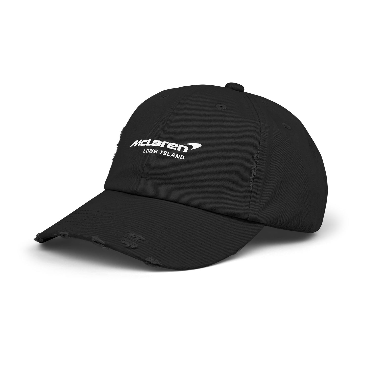 McLaren Long Island Unisex Distressed Cap / Black
