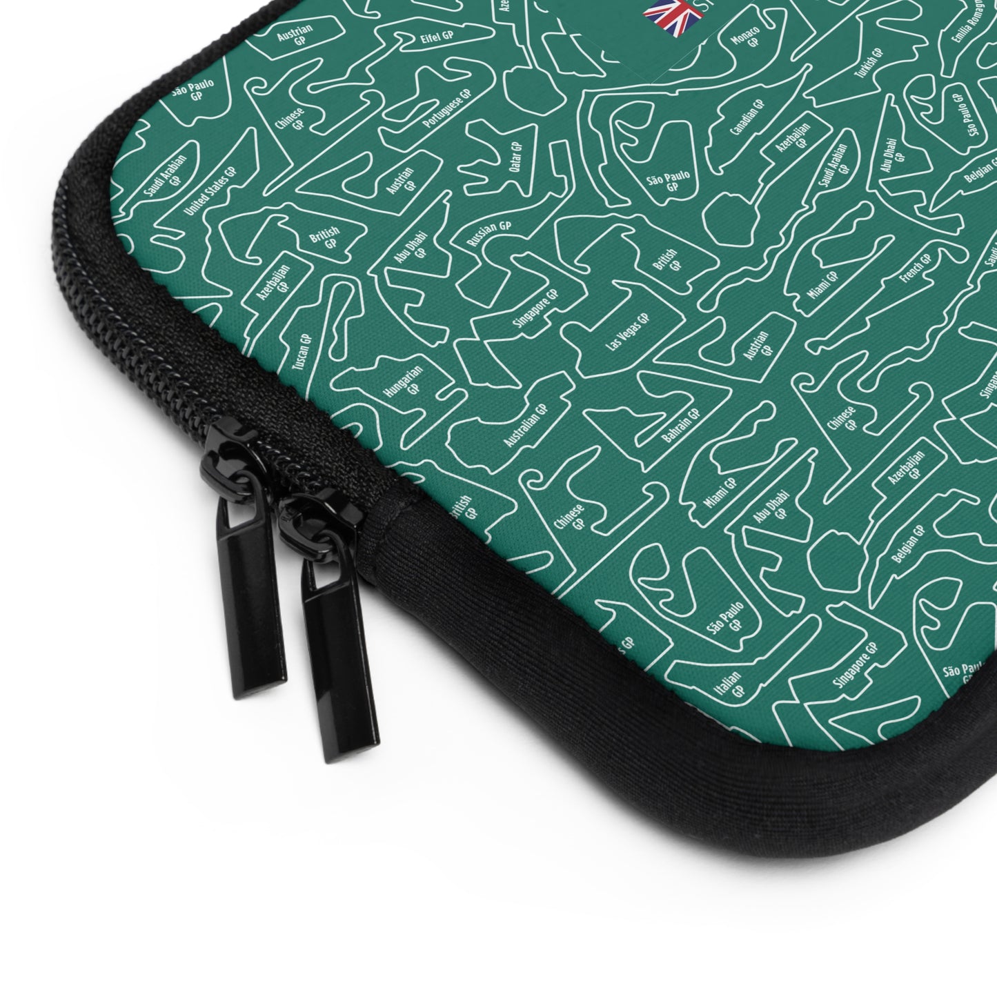 Long Island Sports Cars | Aston Martin Long Island | F1 Racetrack Laptop Sleeve