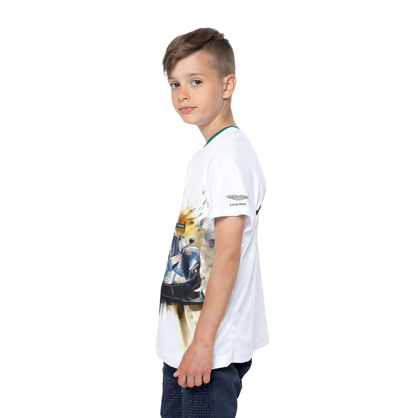 Kids Sports Jersey - AM VALKYRIE Design for Young Speed Enthusiasts
