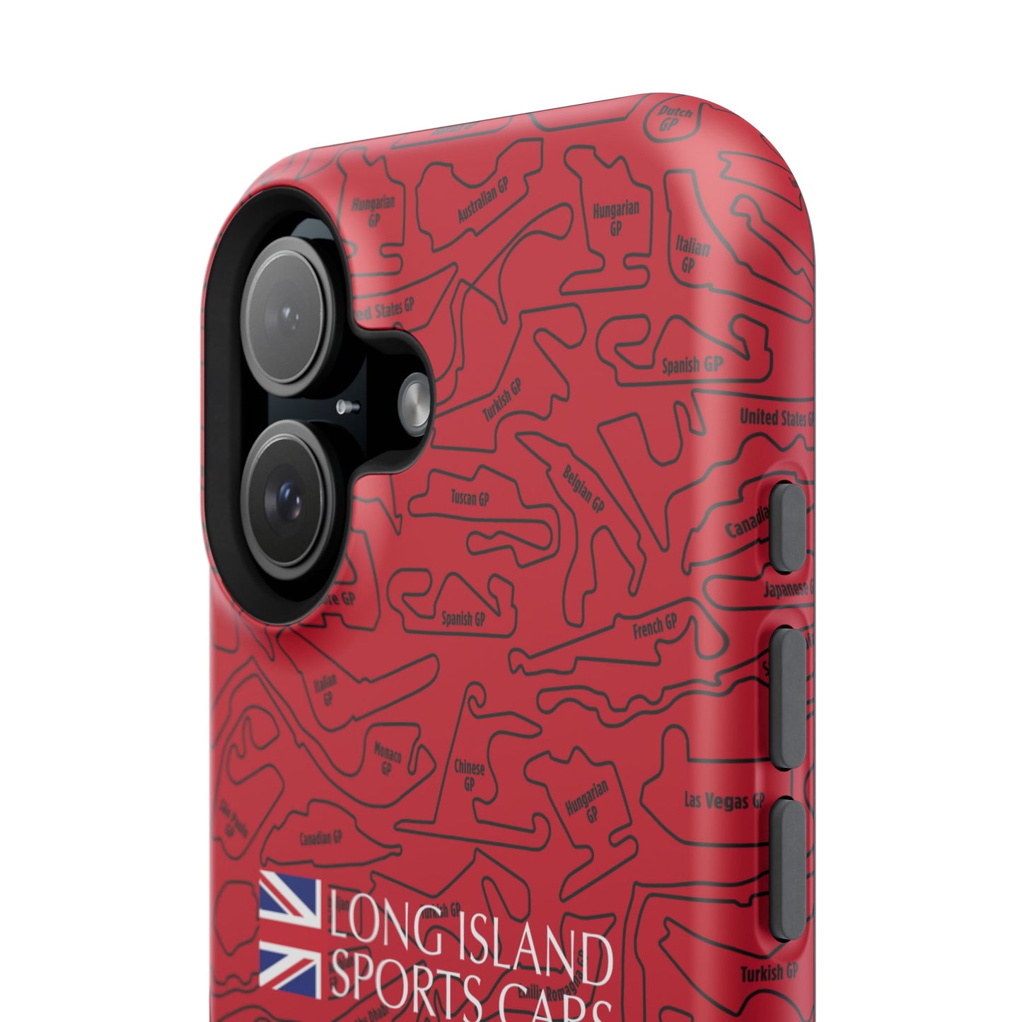 Long Island Sports Cars F1 race Track Inspired Impact-Resistant Phone Case