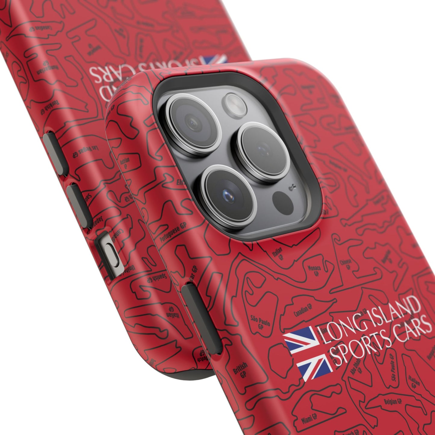 Long Island Sports Cars F1 race Track Inspired Impact-Resistant Phone Case