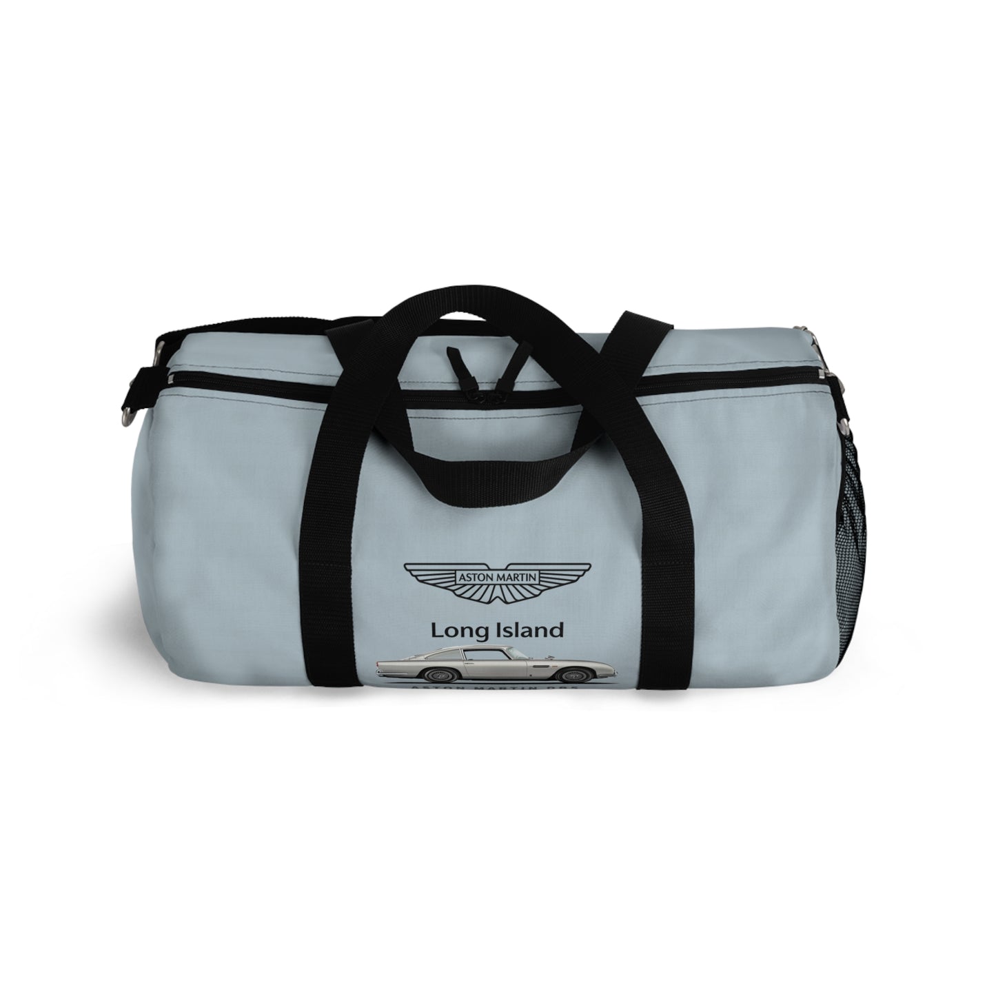 Long Island Sports Cars | Aston Martin Long Island DB5 Goldfinger 007 inspired Vibrant Travel Duffel Bag