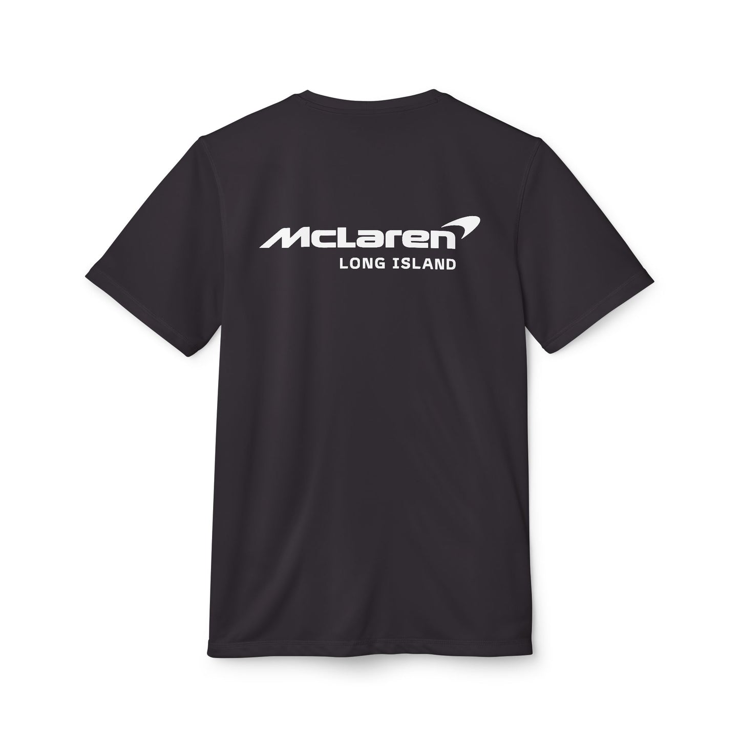 McLaren Long Island Unisex Sport T-Shirt - Perfect for Car Enthusiasts