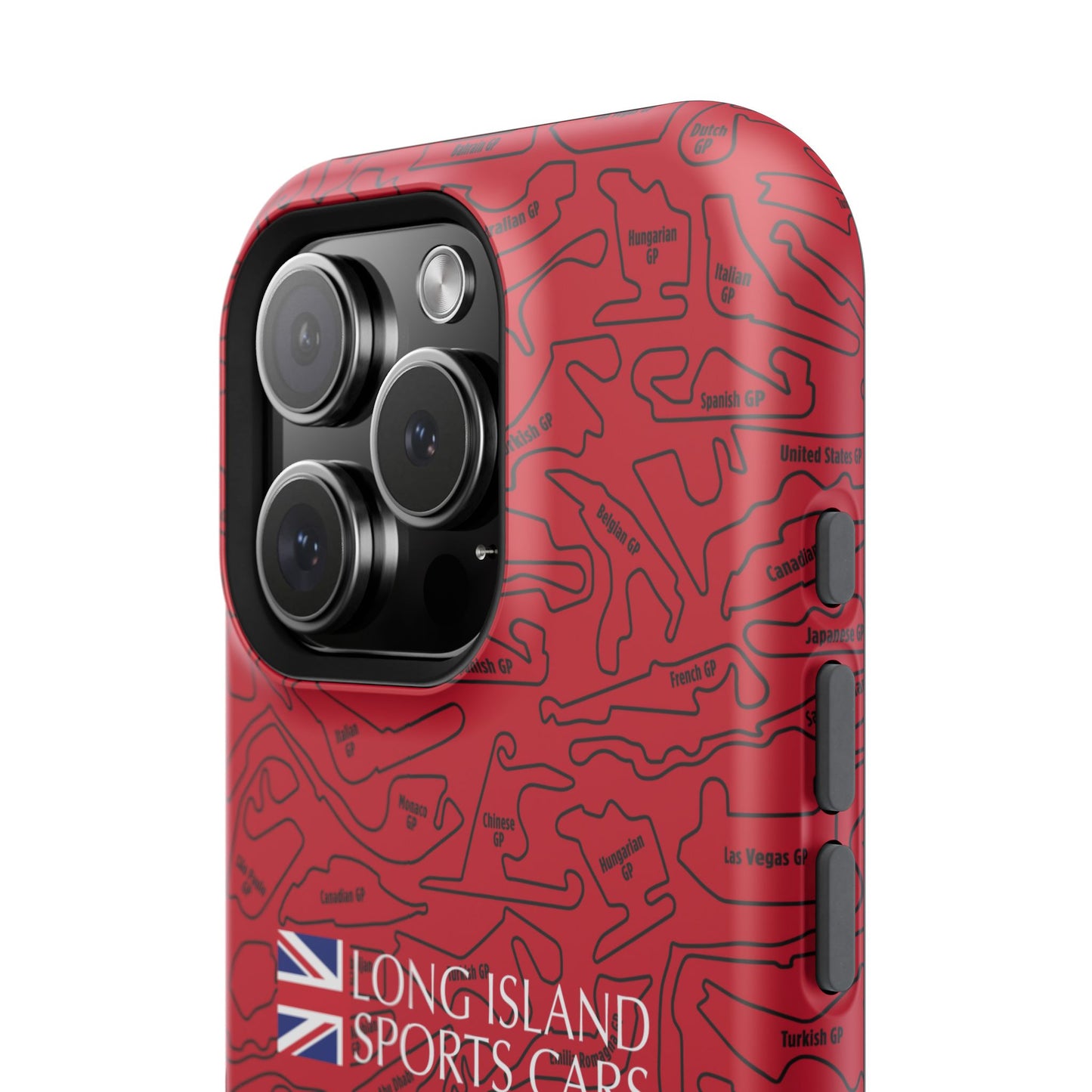 Long Island Sports Cars F1 race Track Inspired Impact-Resistant Phone Case
