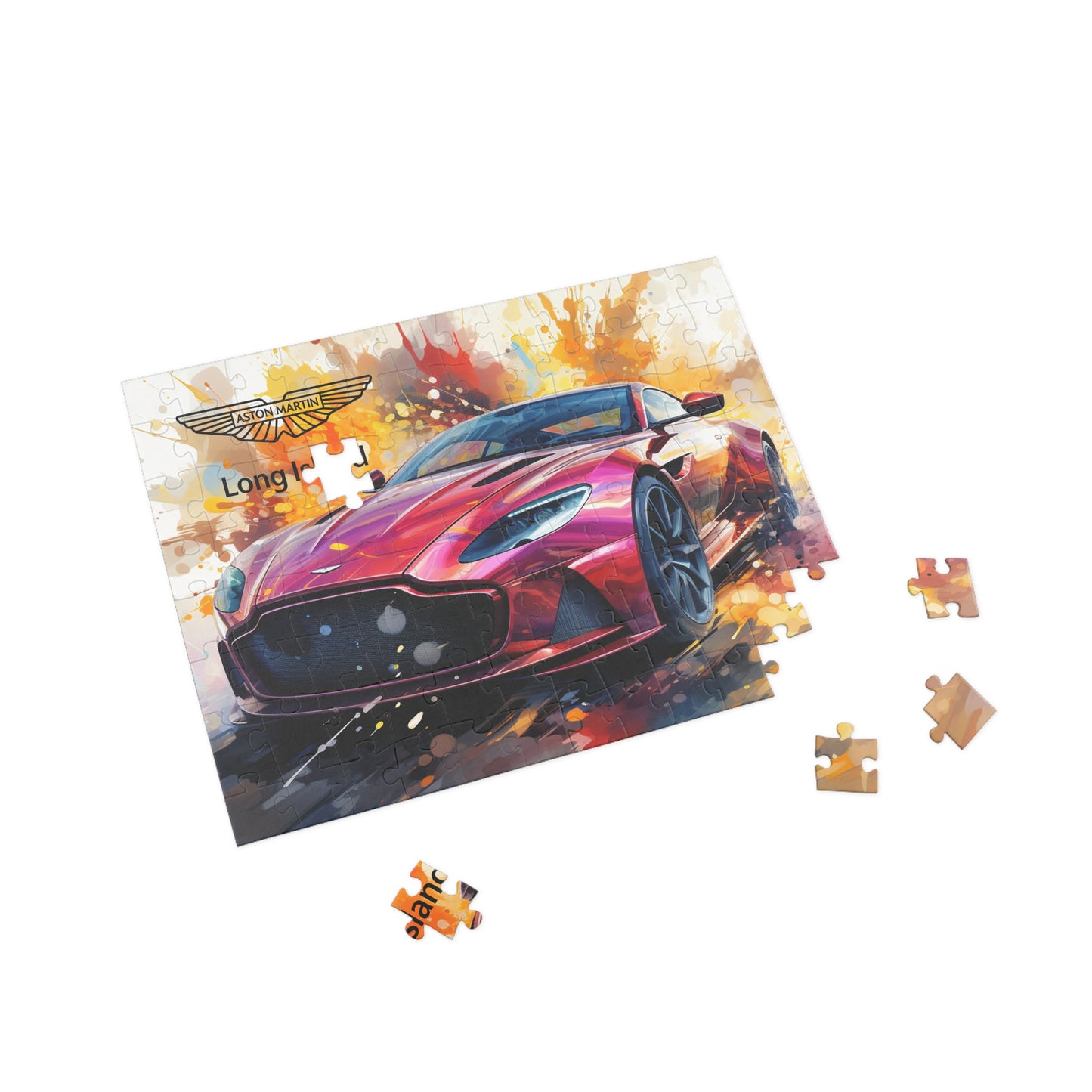 Aston Martin Long Island DBS superleggera Inspired Puzzle - 96, 252, 500, 1000-Piece Options - Perfect Gift for Car Lovers & Puzzle Enthusiasts
