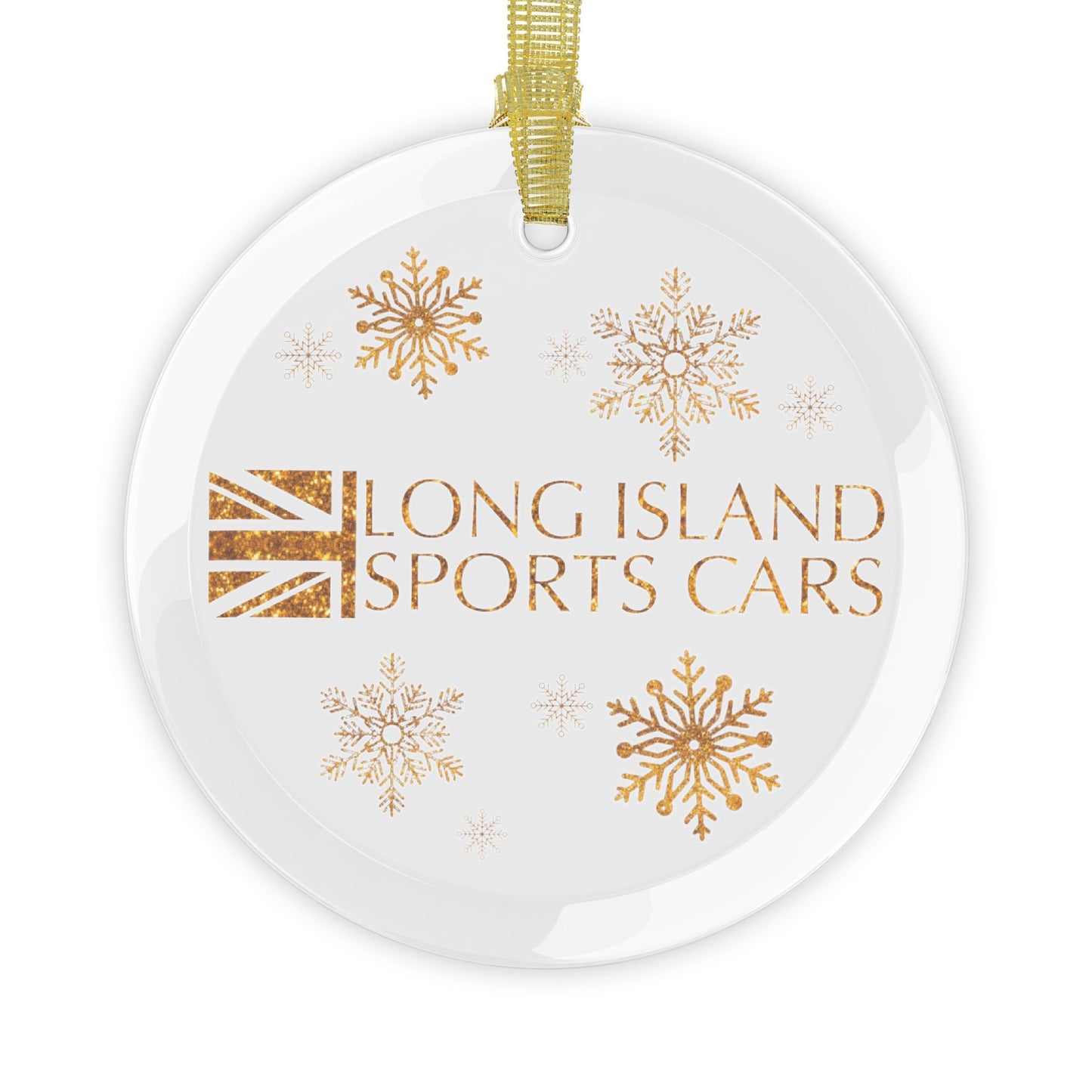 Long Island Sports Cars Glass Ornaments - Perfect Holiday Decorations