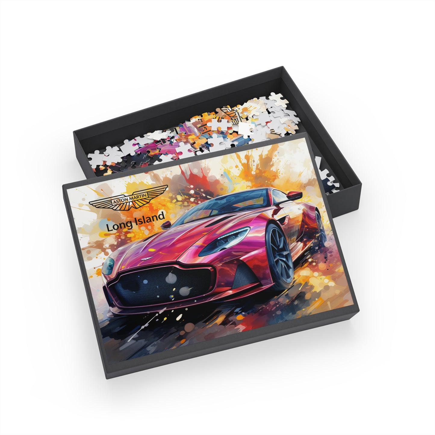 Aston Martin Long Island DBS superleggera Inspired Puzzle - 96, 252, 500, 1000-Piece Options - Perfect Gift for Car Lovers & Puzzle Enthusiasts