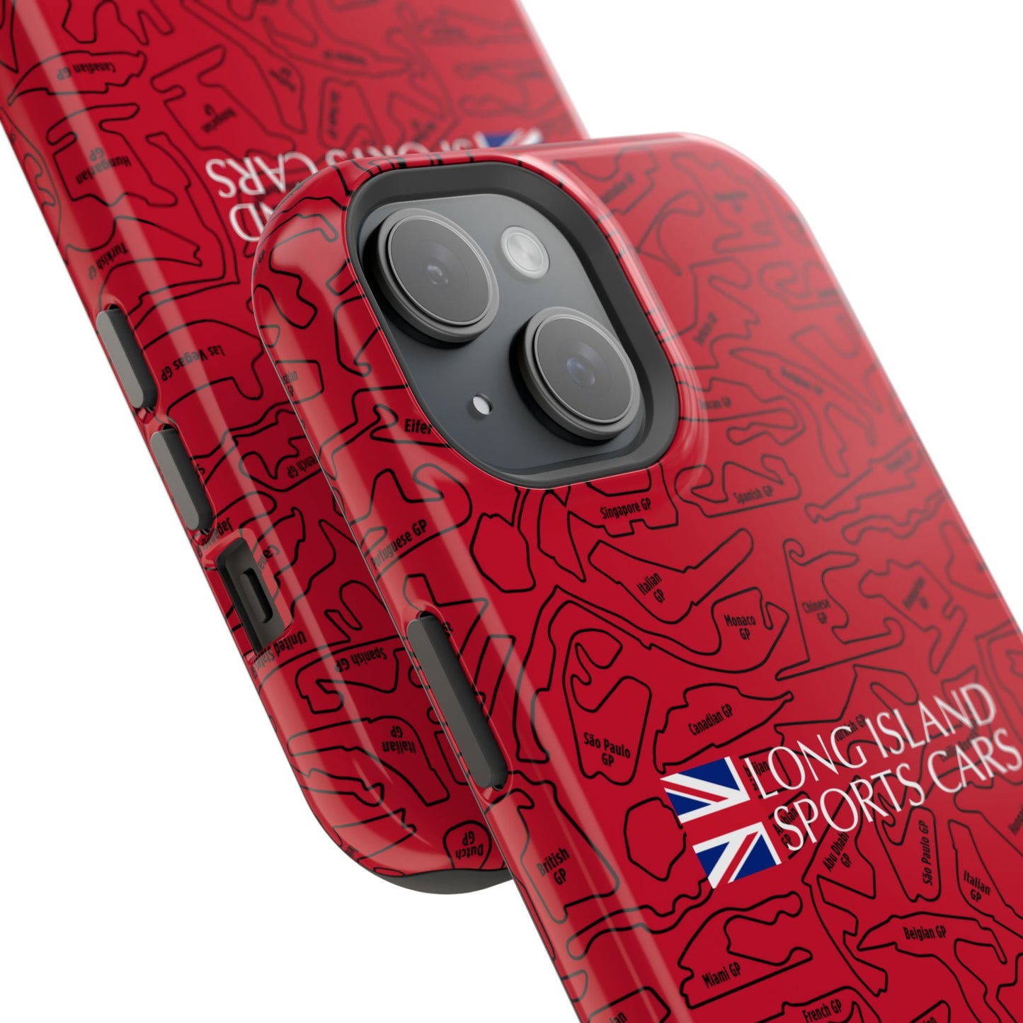 Long Island Sports Cars F1 race Track Inspired Impact-Resistant Phone Case