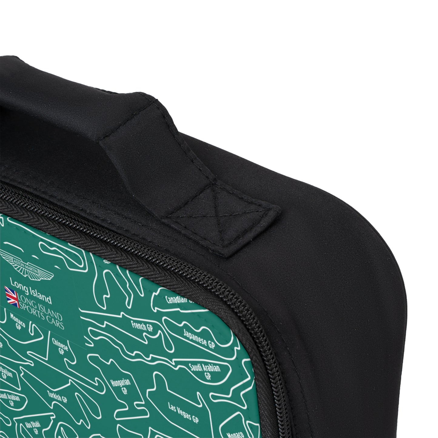 Aston Martin F1 Racetrack Lunch Bag - Stylish Insulated Tote for Cars Enthusiasts
