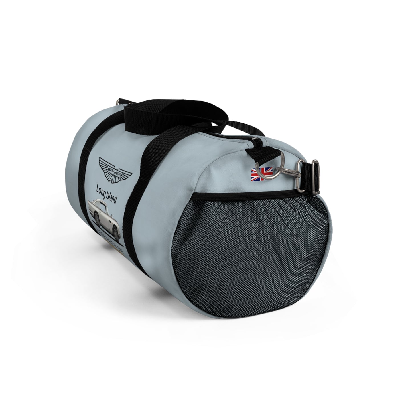 Long Island Sports Cars | Aston Martin Long Island DB5 Goldfinger 007 inspired Vibrant Travel Duffel Bag