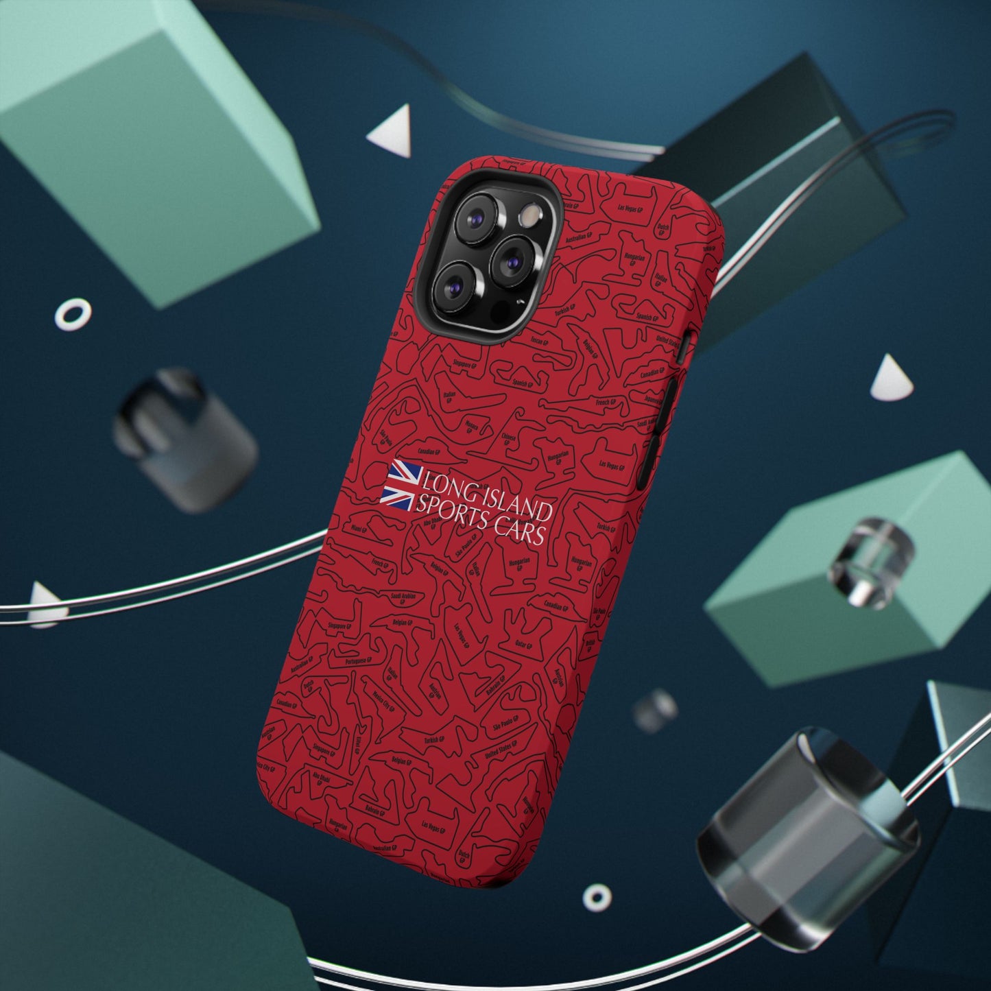 Long Island Sports Cars F1 race Track Inspired Impact-Resistant Phone Case