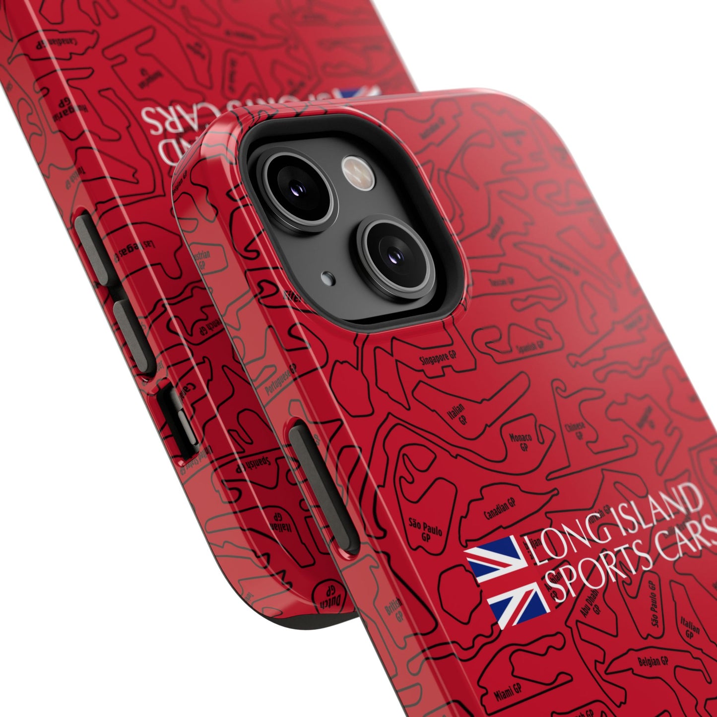 Long Island Sports Cars F1 race Track Inspired Impact-Resistant Phone Case