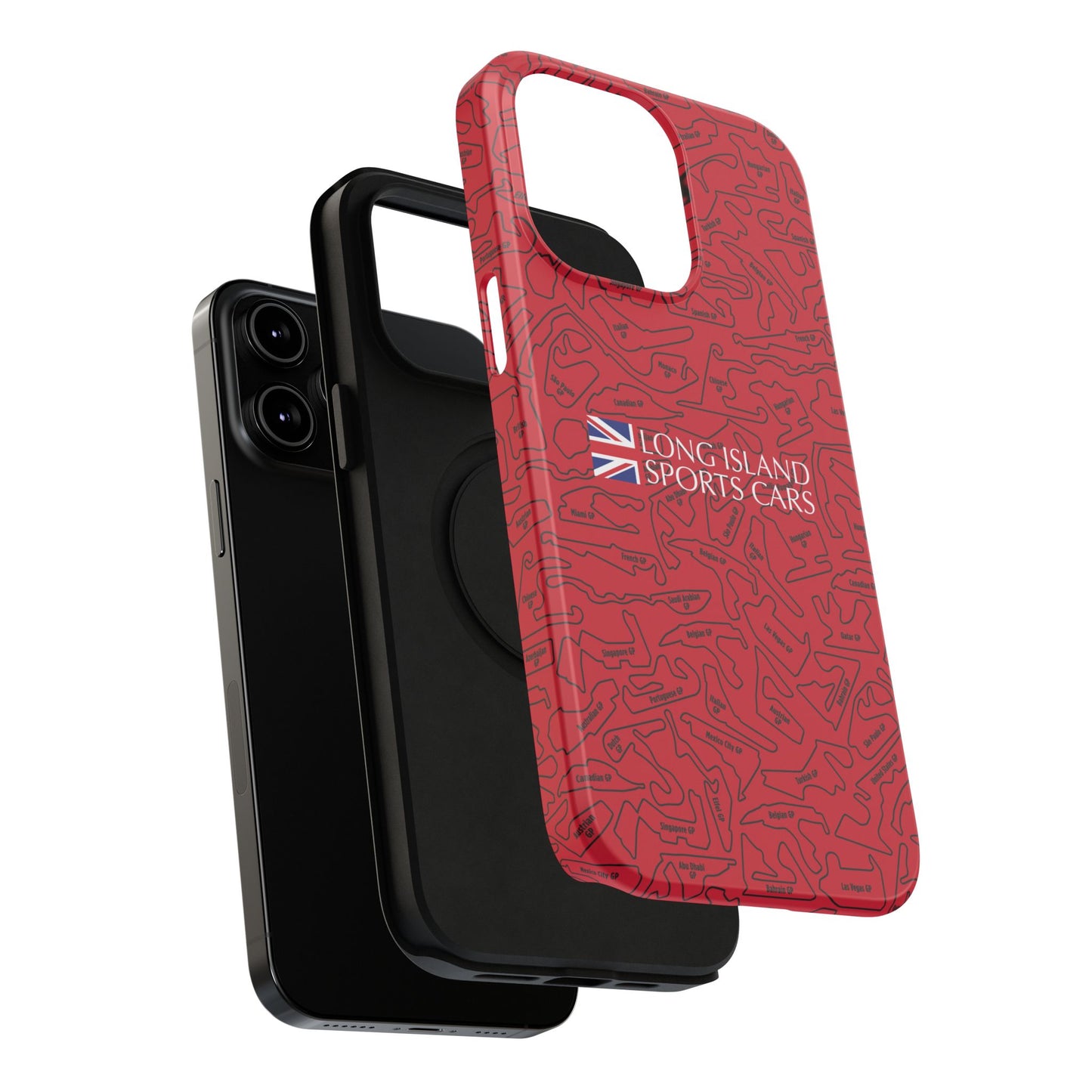 Long Island Sports Cars F1 race Track Inspired Impact-Resistant Phone Case