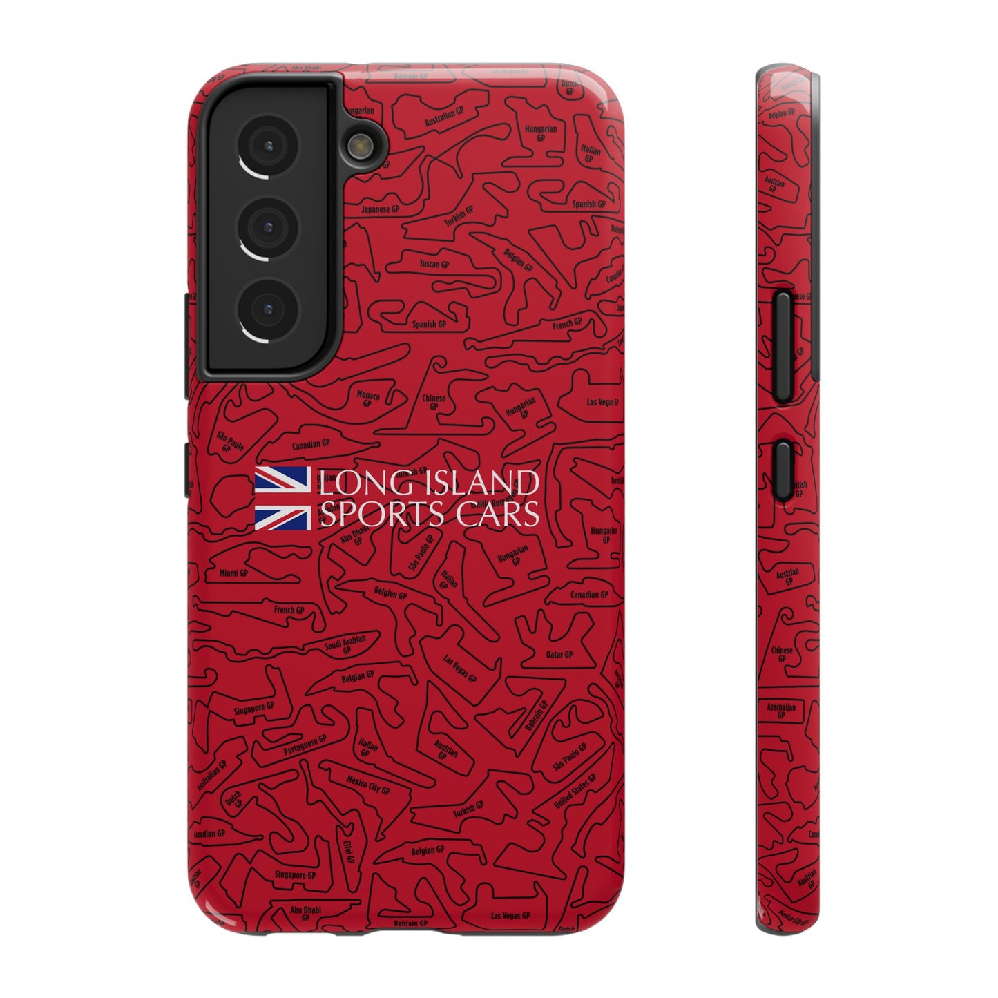 Long Island Sports Cars F1 race Track Inspired Impact-Resistant Phone Case