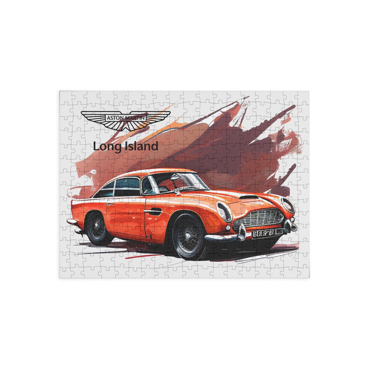Aston Martin Long Island DB5 Inspired Puzzle - 96, 252, 500, 1000-Piece Options - Perfect Gift for Car Lovers & Puzzle Enthusiasts