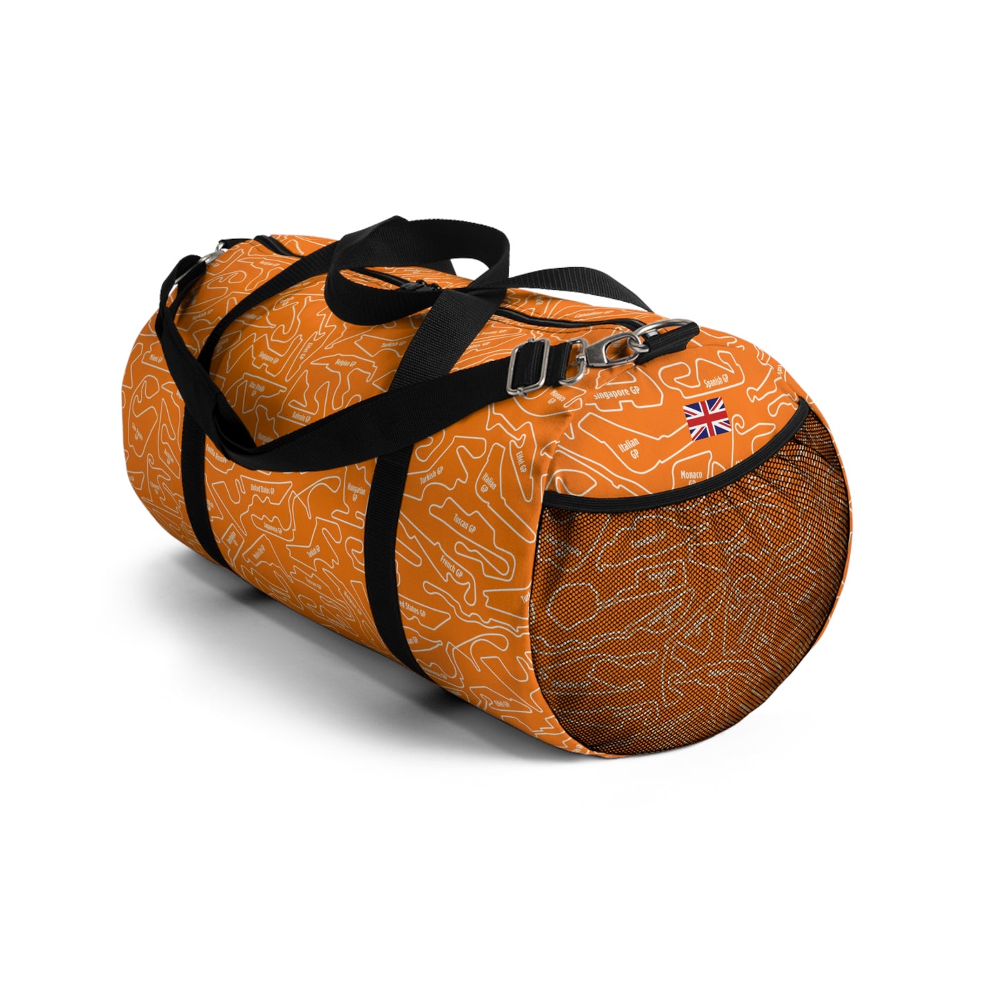 Long Island Sports Cars | McLaren Long Island F1 Racetrack Vibrant Travel Duffel Bag
