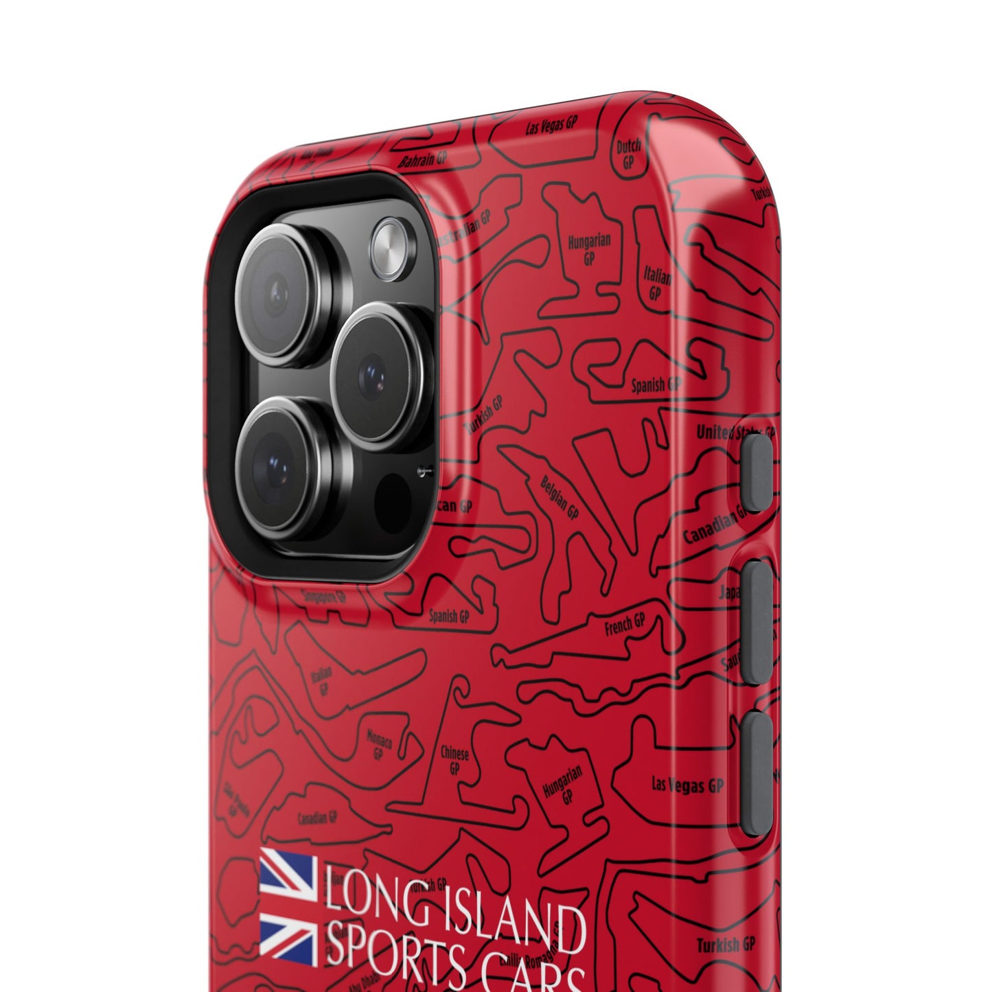 Long Island Sports Cars F1 race Track Inspired Impact-Resistant Phone Case
