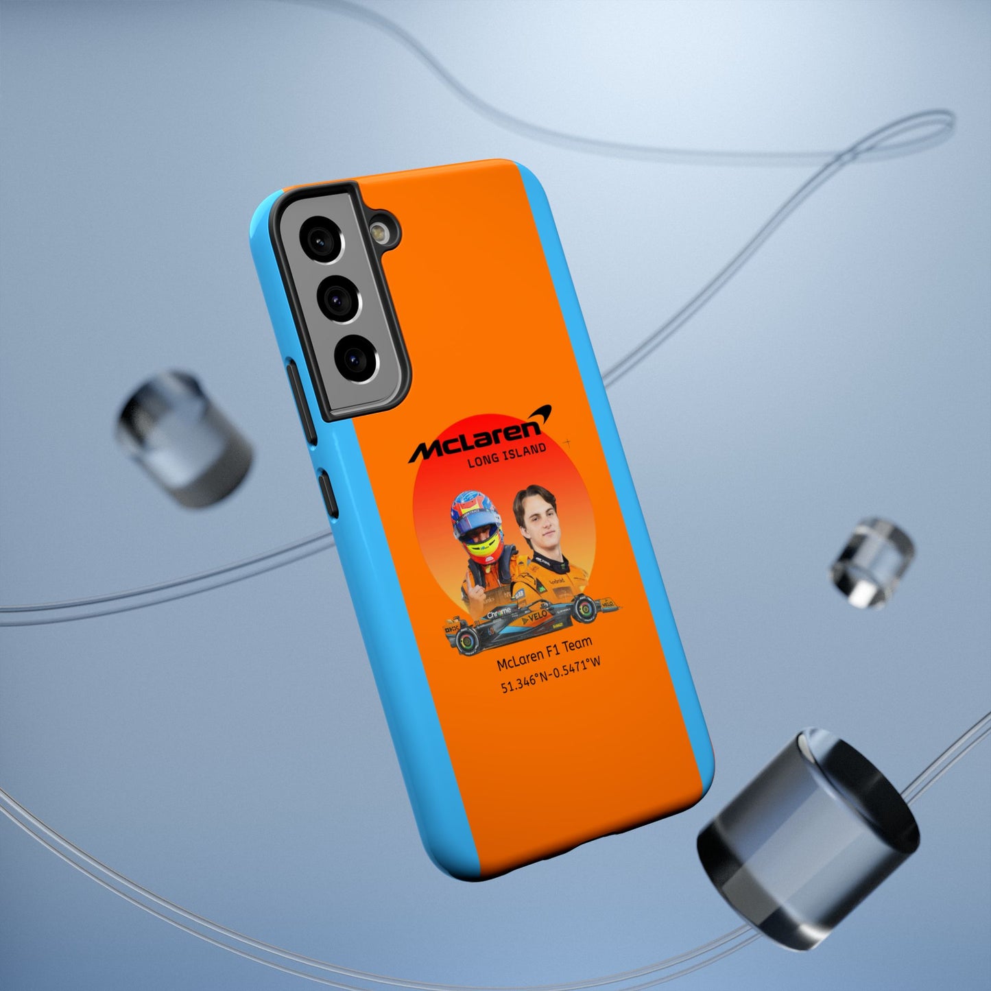 McLaren Long Island McLaren F1 inspired Oscar Piastri Impact-Resistant Phone Case - Sleek & Stylish