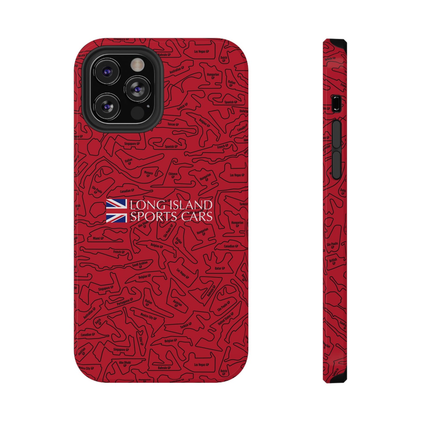 Long Island Sports Cars F1 race Track Inspired Impact-Resistant Phone Case