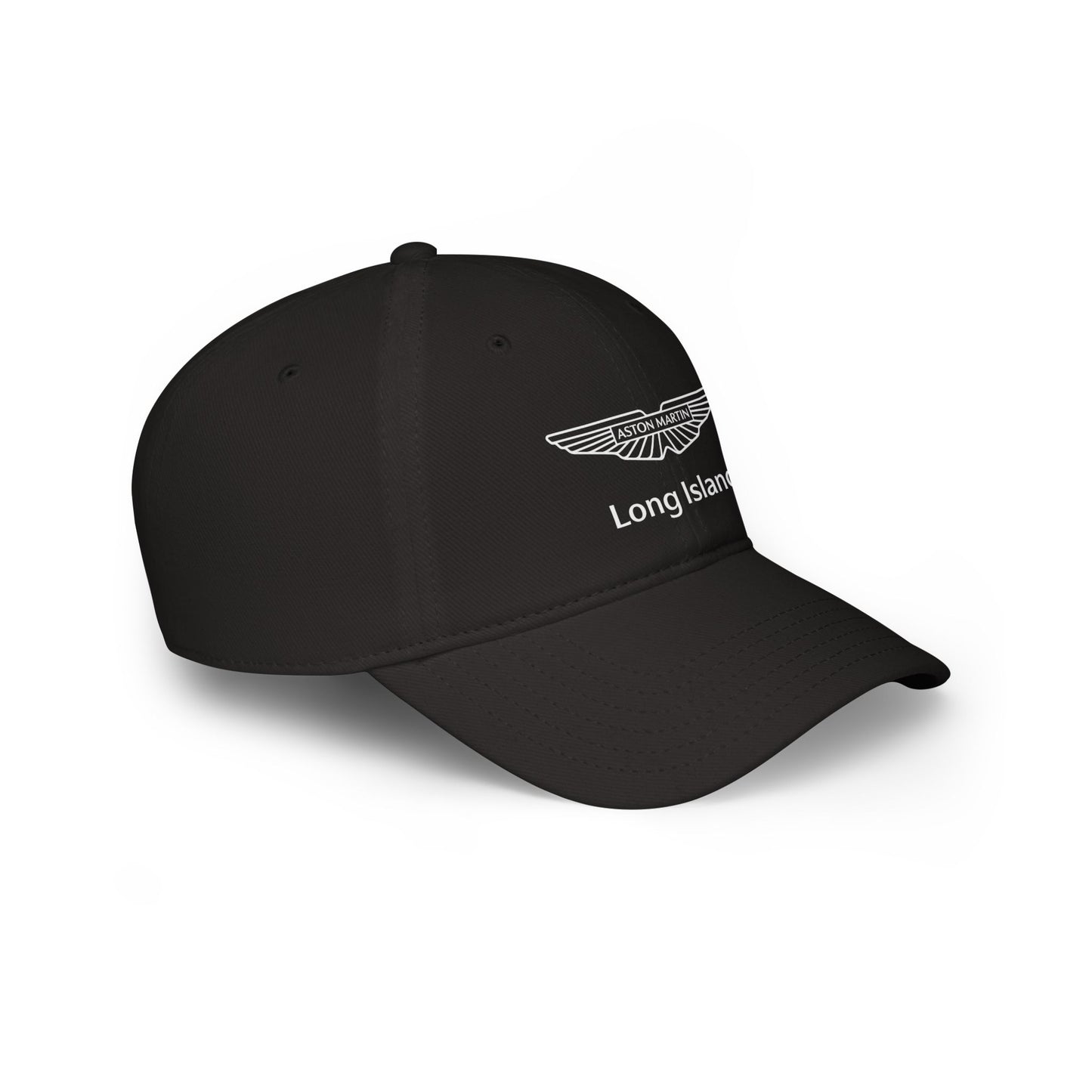 Aston Martin Long Island Stylish Low Profile Baseball Cap / Black