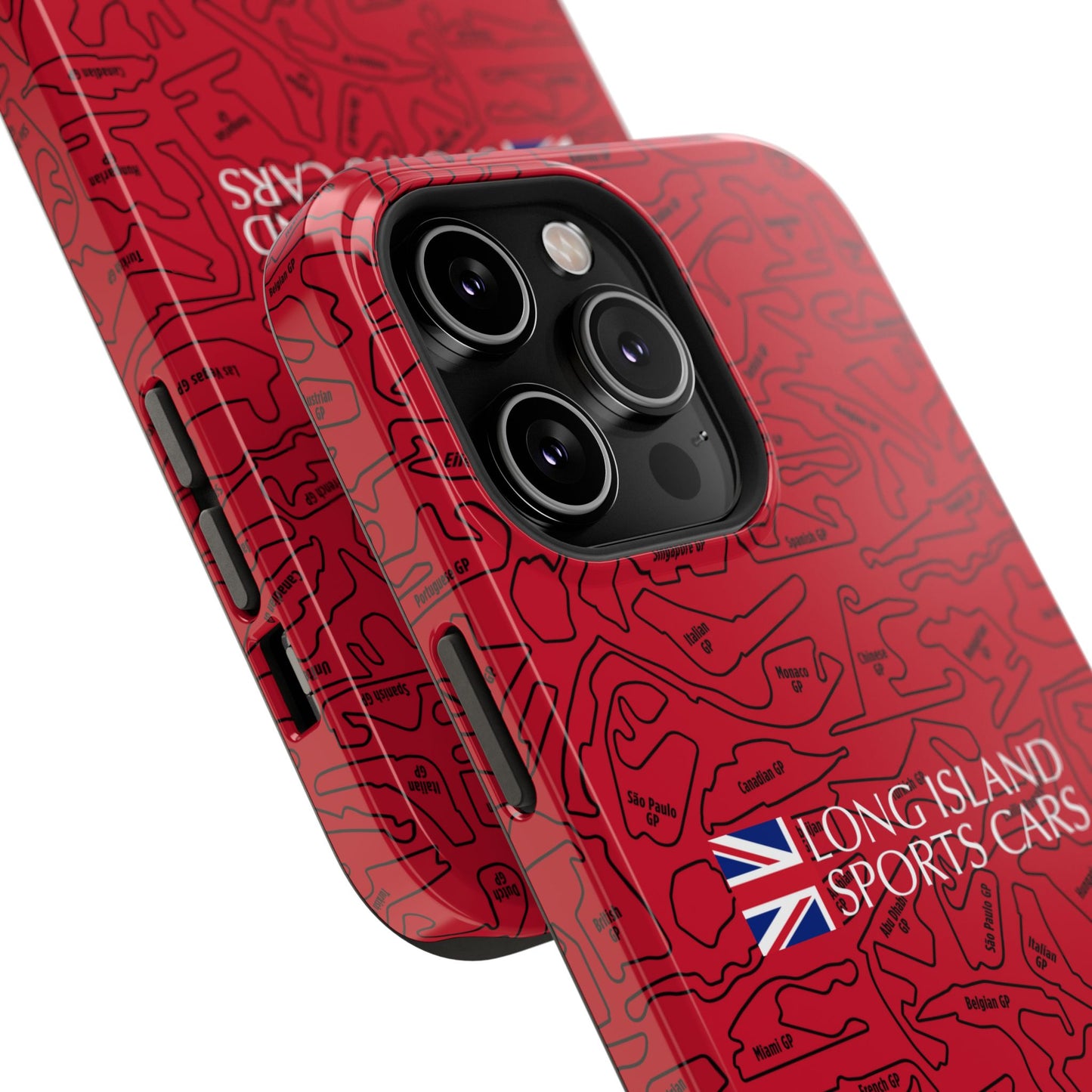 Long Island Sports Cars F1 race Track Inspired Impact-Resistant Phone Case