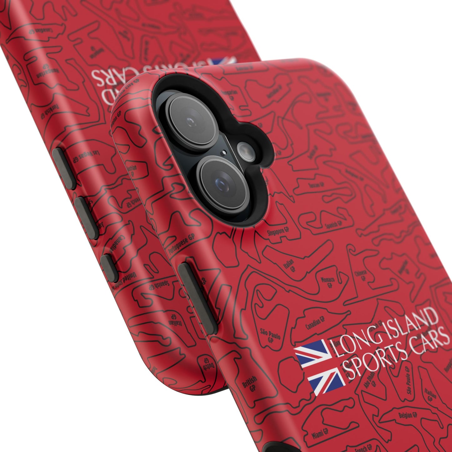 Long Island Sports Cars F1 race Track Inspired Impact-Resistant Phone Case