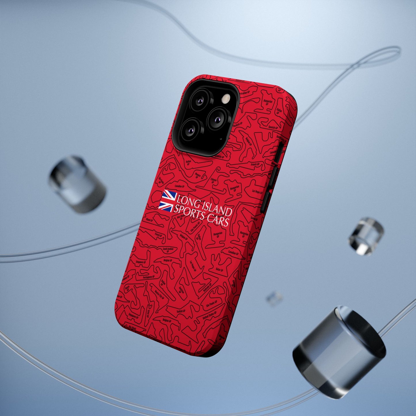 Long Island Sports Cars F1 race Track Inspired Impact-Resistant Phone Case
