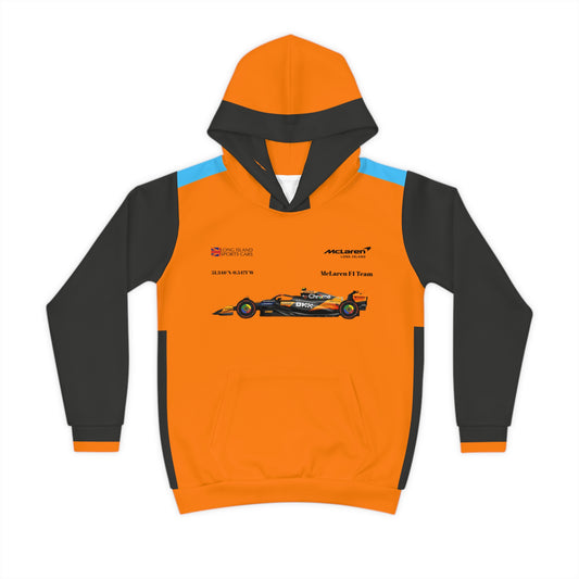 McLaren Long Island F1 Lando Norris inspired Children's Hoodie - Comfort and Style for Kids