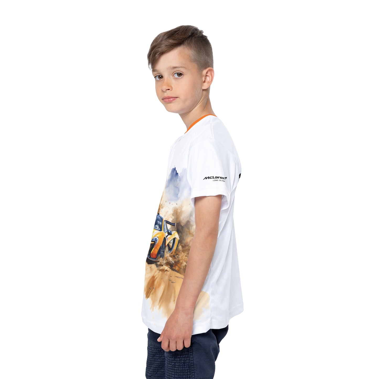 Kids Sports Jersey - McLaren P1 Design for Young Speed Enthusiasts