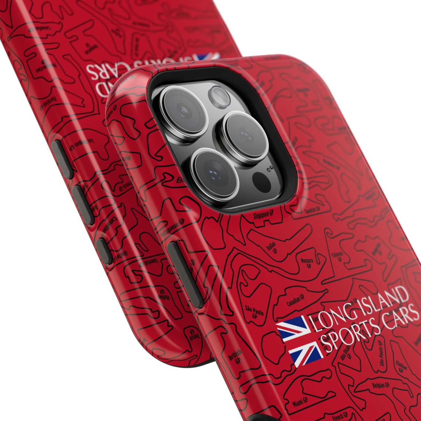 Long Island Sports Cars F1 race Track Inspired Impact-Resistant Phone Case