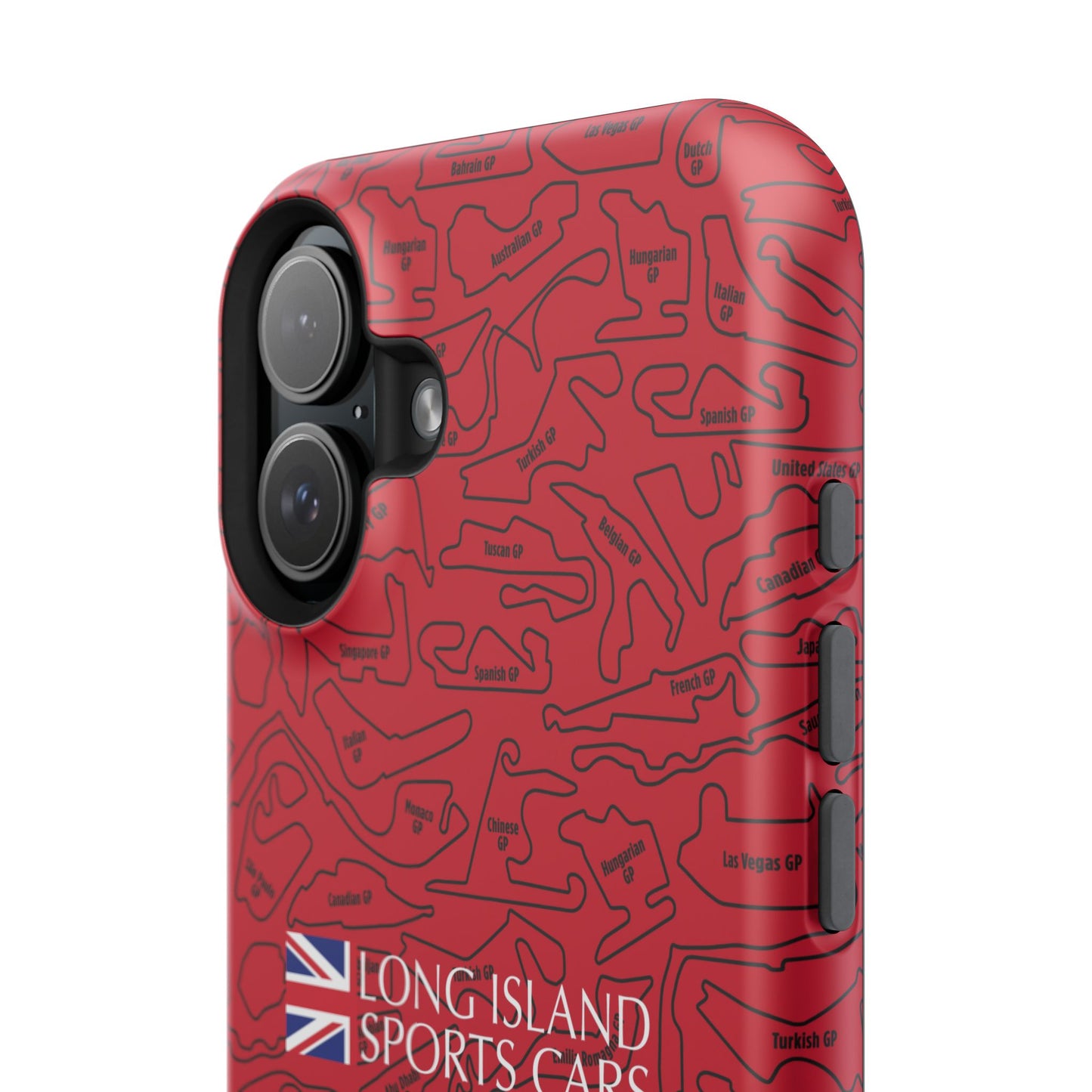 Long Island Sports Cars F1 race Track Inspired Impact-Resistant Phone Case