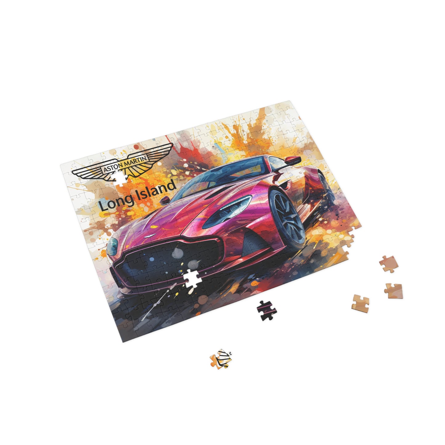 Aston Martin Long Island DBS superleggera Inspired Puzzle - 96, 252, 500, 1000-Piece Options